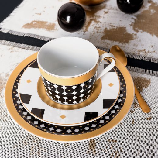 Zestaw do kawy dla 1 osoby Jenny Pierrot G888 w sklepie Porcelana.pl. Polska porcelana