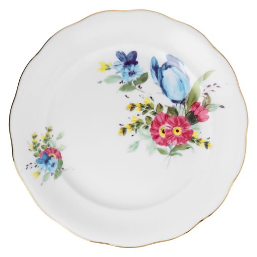 Zestaw talerzy Alaska Botanica, 18 el. komplet dla 6 os. (H162)