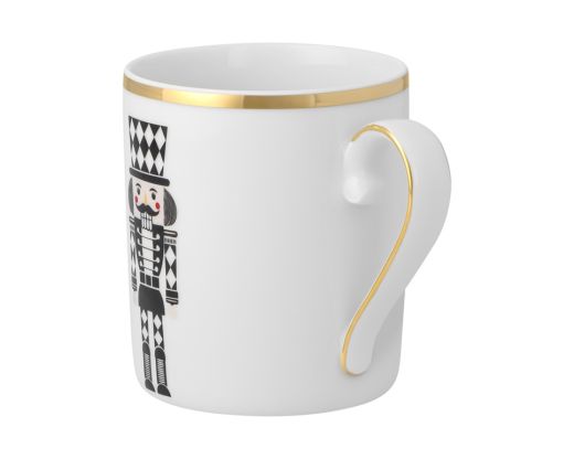 Kubek 315 ml Jenny Dziadek do orzechów czarny BN12