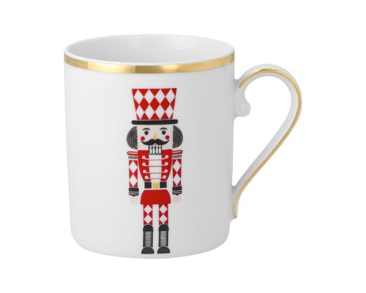 Kubek 315 ml Jenny Dziadek do orzechów czerwony BN13