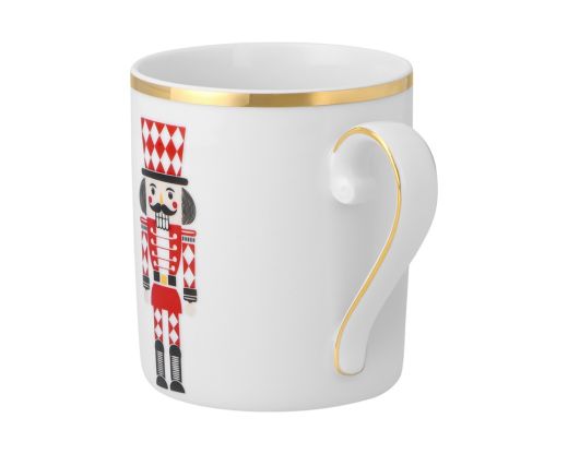 Kubek 315 ml Jenny Dziadek do orzechów czerwony BN13