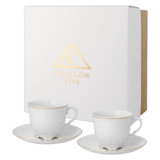 Filiżanka 250 ml ze spodkiem Złota Linia 3604