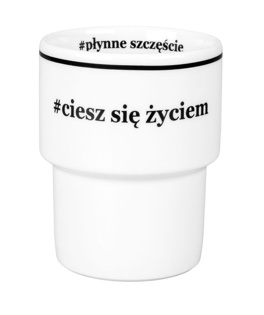 Kubek 300 ml Hel "Ciesz się życiem" LU52 (2189)