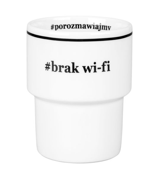 Kubek 300 ml Hel "Brak wi-fi" LU54 (2189B)