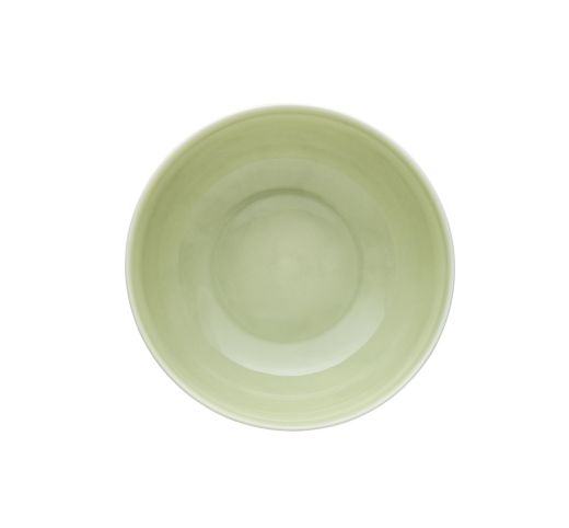 Salaterka Lubiana Hanami 16 cm w kolorze pastelowej zieleni, widok z góry