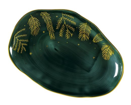 Talerz płytki 21 cm Stone Age Złoty Las LU05 (0352)