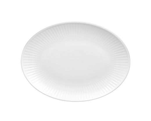 Półmisek owalny 33 cm Dalia biała C001