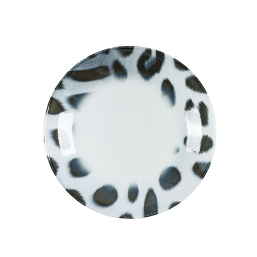 Talerz głęboki 21,5 cm Lubiana Safari Cętki