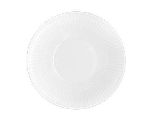 Talerz głęboki 21,5 cm Dalia biała C001