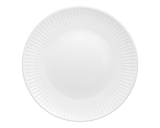 Talerz płytki 26 cm Dalia biała C001