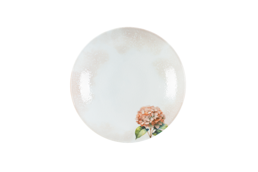 Talerz głęboki 21,5 cm Vanilla Hortensja Red LU60 (9202A)