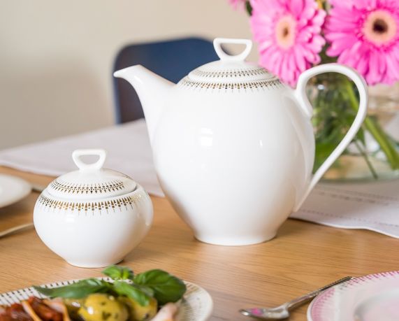 Imbryk 1300 ml Yvonne Złoty Miraż G682